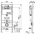 Комплект TECEbase kit для установки подвесного унитаза 9.400.401*S (панель смыва TECEnow, хром глянц.), Германия